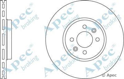 APEC BRAKING dsk2377 -  Тормозной диск
